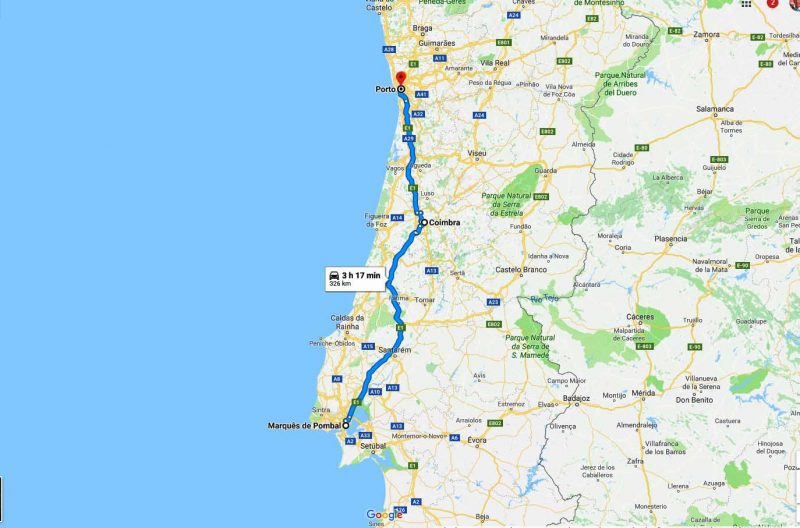 Paseo a Coímbra y Oporto – 9h