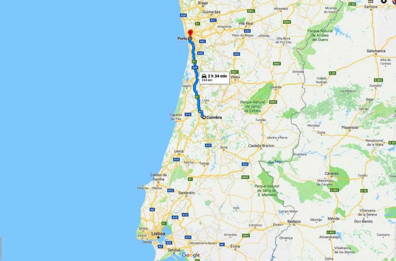 Paseo por Oporto y Coímbra – 8h
