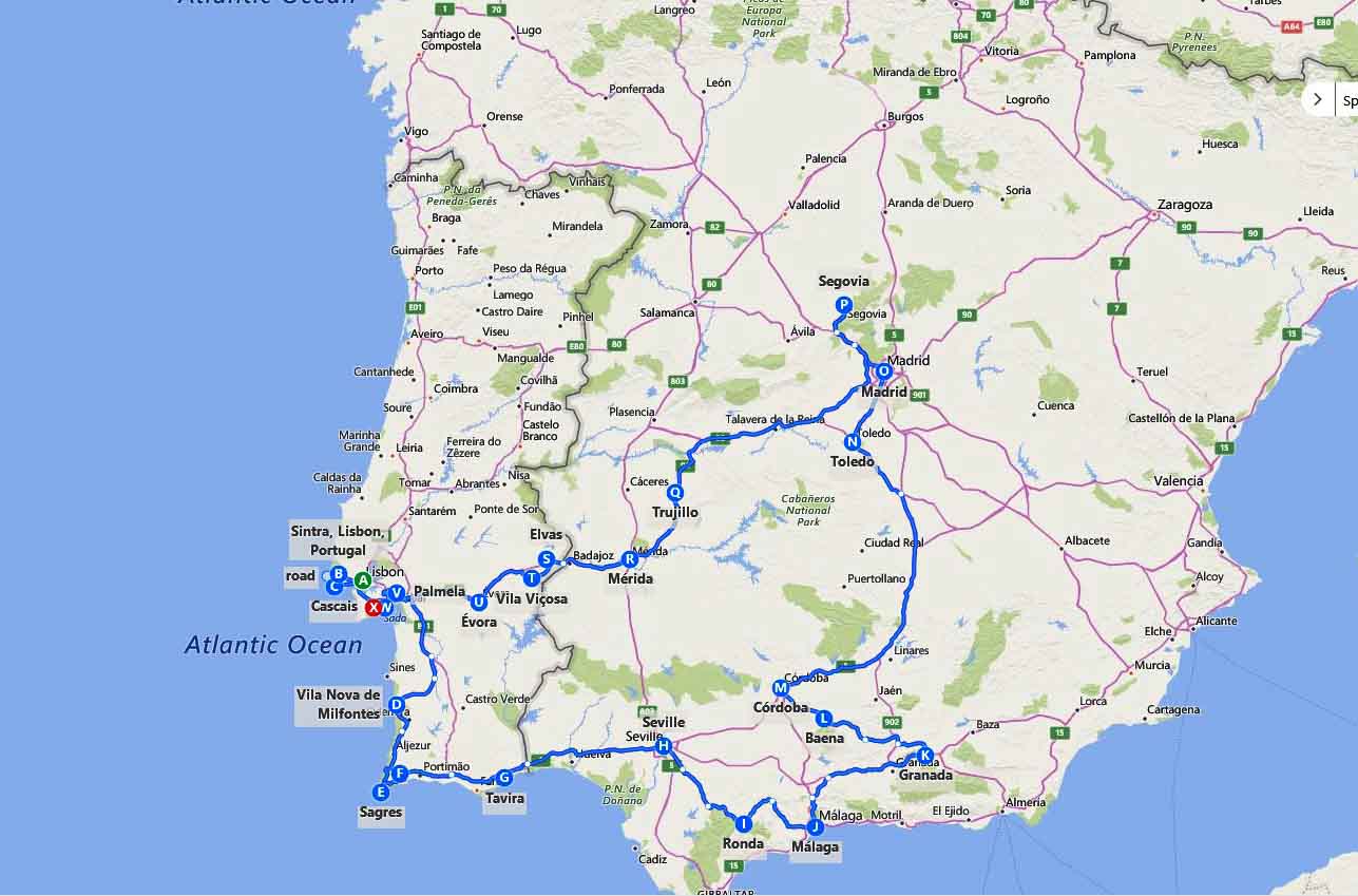 Roteiro Espanha Portugal: roadtrip pelos dois países